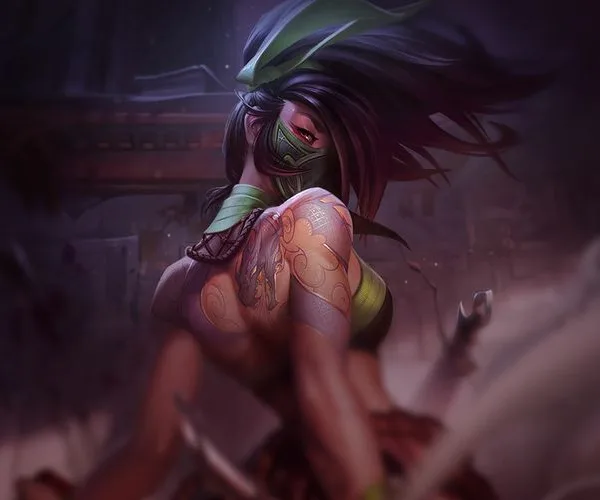 Akali splash art