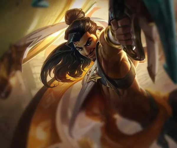Akshan splash art