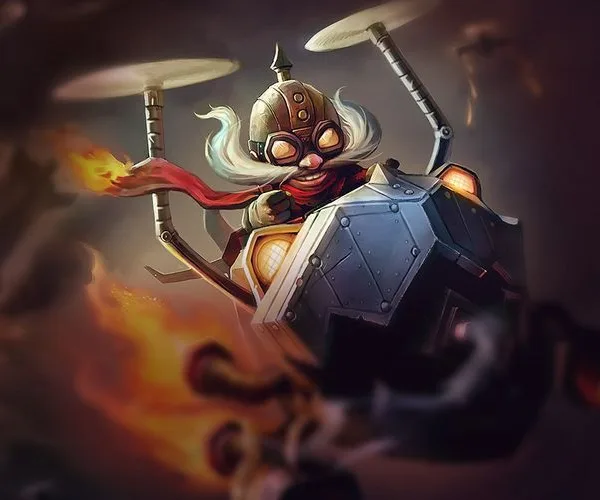 Corki splash art