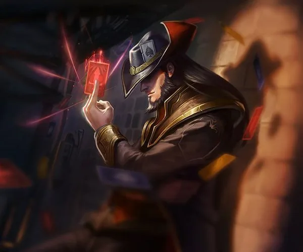 Twisted Fate splash art