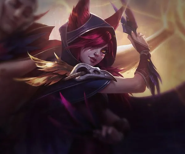 Xayah splash art