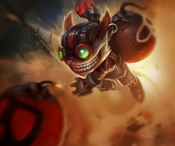 Ziggs splash art