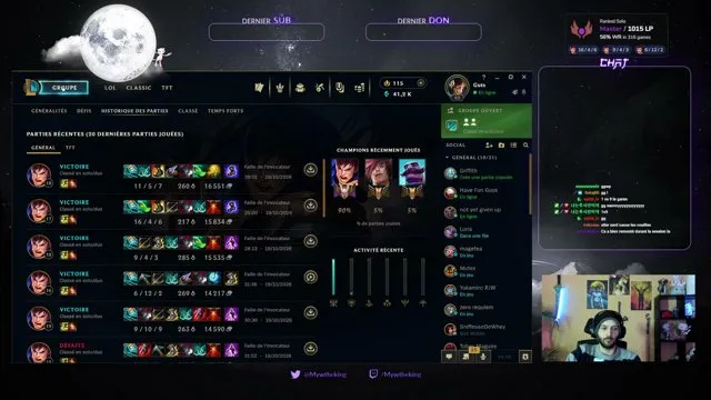 MywTheKing's stream on 19 October 2026