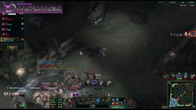 Alicopter's stream on 8 October 2026
