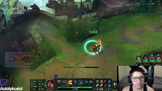 AutolykusLoL's stream on 15 October 2026