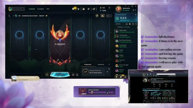 Assassadin's stream on 12 October 2026