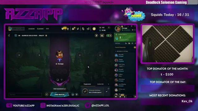 Azzapp's stream on 14 October 2026