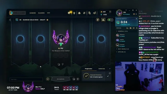 34daynean's stream on 22 October 2026