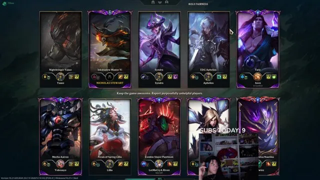 Dantes's stream on 25 October 2026