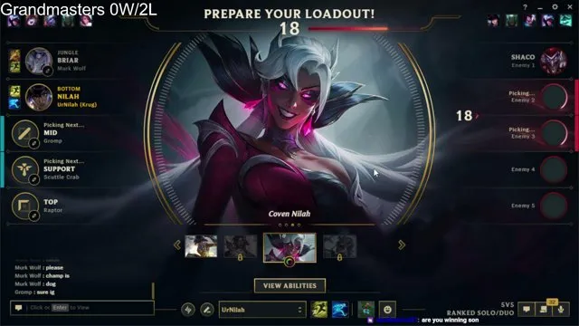 urnilah's stream on 21 October 2026