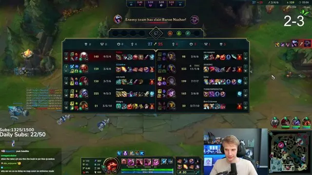 Jankos's stream on 6 October 2026