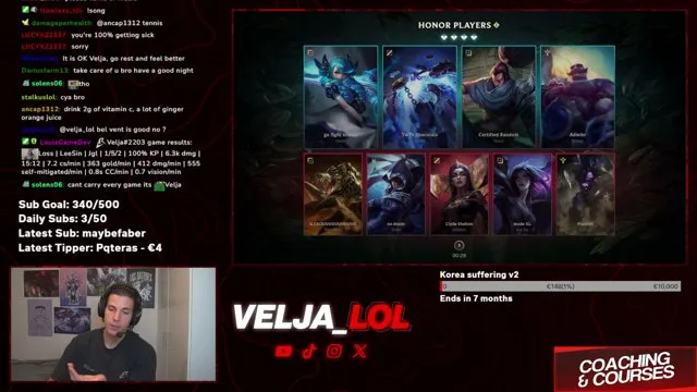 velja_lol's stream on 8 October 2026