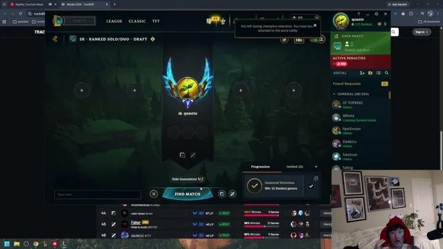 quante's stream on 19 October 2026, 23:51 UTC