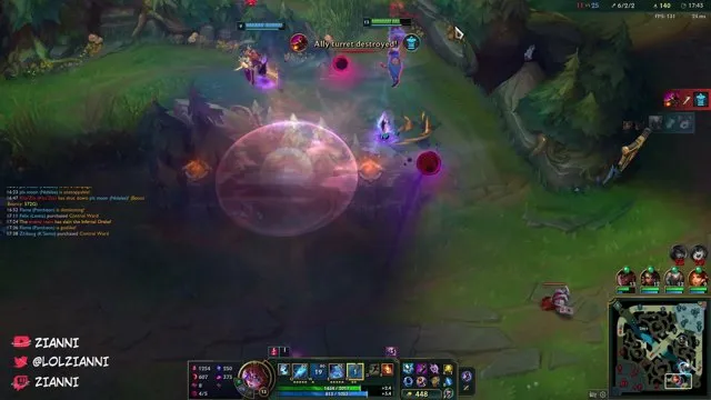 Zianni's stream on 22 October 2026