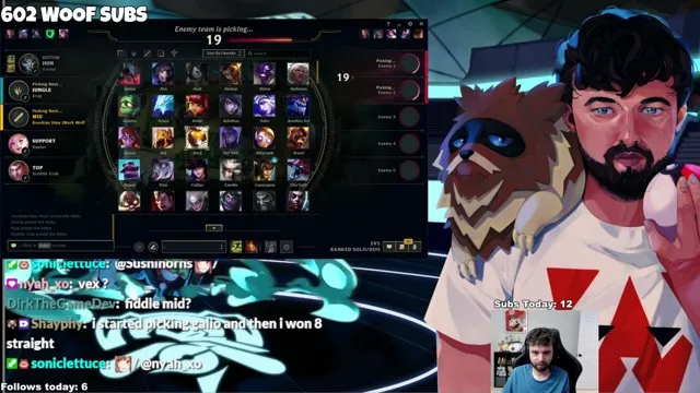 PekinWoof's stream on 17 October 2026