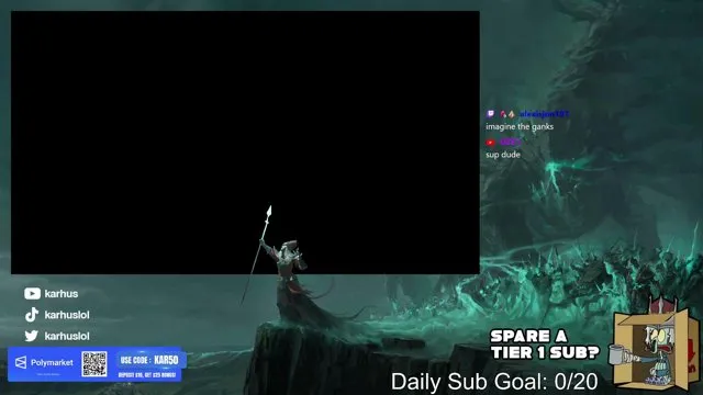 Karhus's stream on 11 October 2026