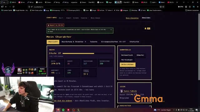Karni's stream on 11 October 2026