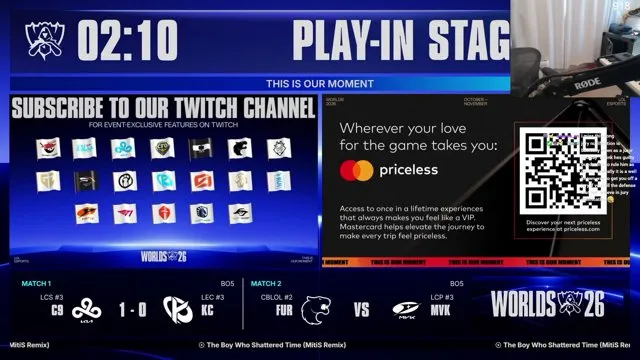 Pobelter's stream on 15 October 2026