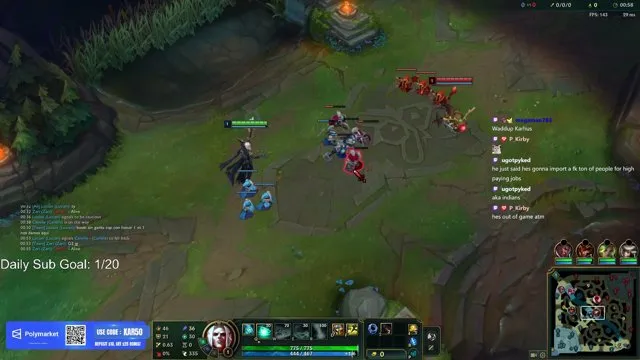 Karhus's stream on 17 October 2026