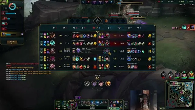 Raen's stream on 5 October 2026