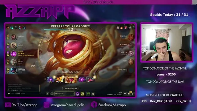 Azzapp's stream on 25 October 2026