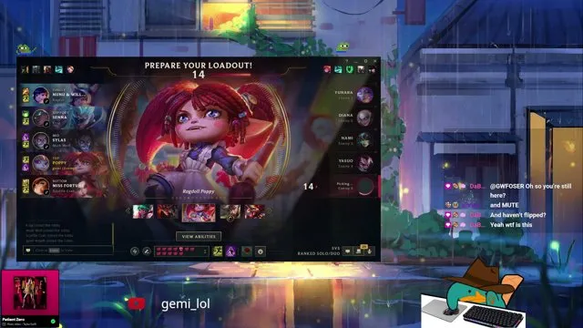 Gemi's stream on 13 October 2026