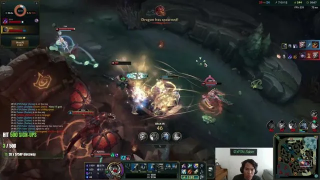 xFSN_Saber's stream on 26 October 2026