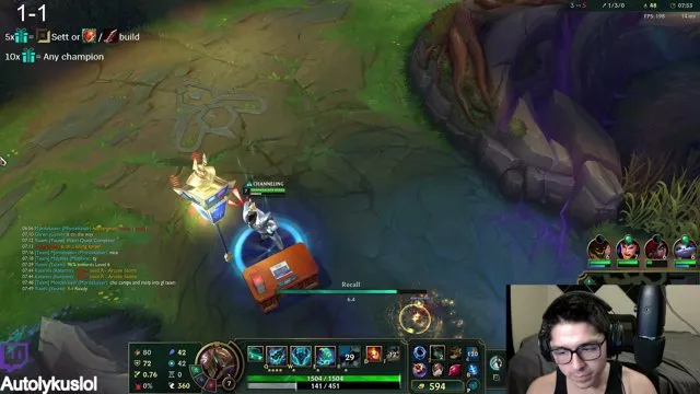 AutolykusLoL's stream on 12 October 2026