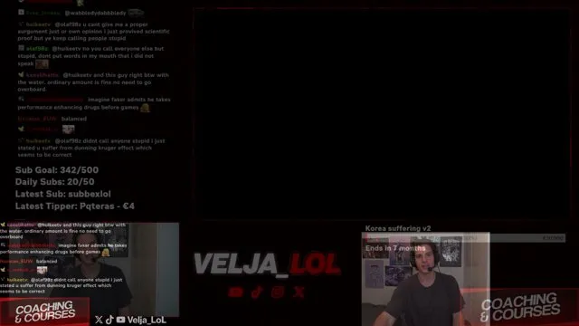 velja_lol's stream on 11 October 2026