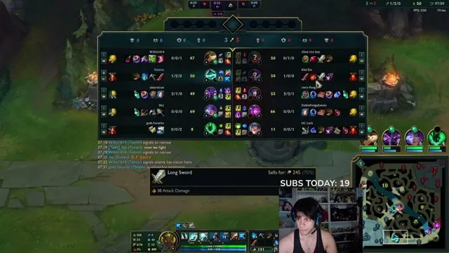 Dantes's stream on 6 October 2026