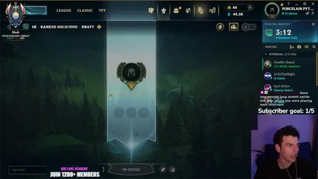 ShokLoL's stream on 16 October 2026