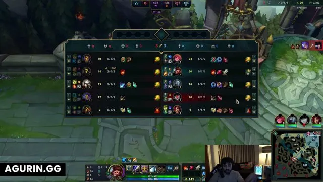 agurin's stream on 11 October 2026