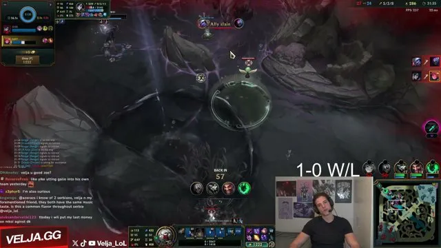 velja_lol's stream on 25 October 2026