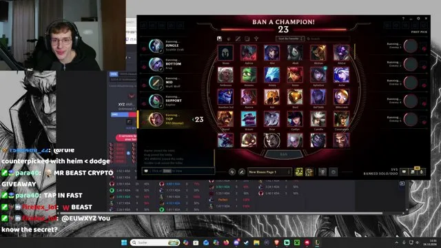 EUWXYZ's stream on 26 October 2026