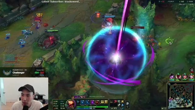 Doublelift's stream on 8 October 2026