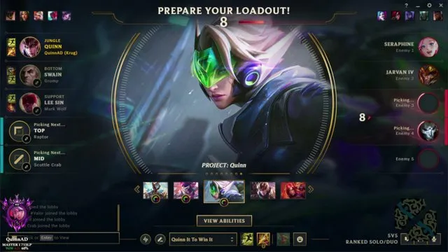 QuinnAD's stream on 17 October 2026