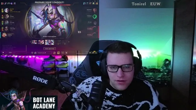 Tonirel's stream on 15 October 2026