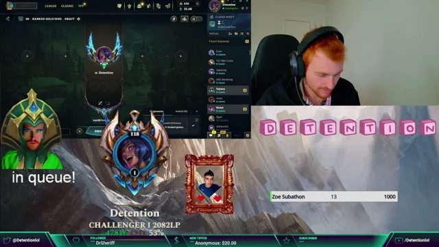Detention's stream on 22 October 2026